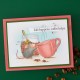 SPELLBINDERS - HOUSE MOUSE Brew-tiful Day CLING RUBBER STAMP