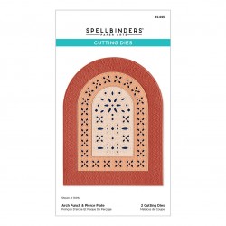 SPELLBINDERS REGAL REFLECTIONS DIES ARCH PUNCH - PIERCE PLATE
