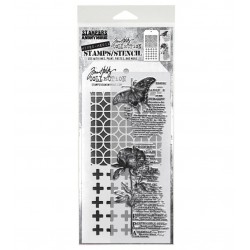 Tim Holtz MIXED MEDIA STAMPS / STENCILS