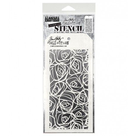TIM HOLTZ LAYERING STENCIL SCRIBBLES