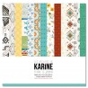 LES ATELIERS DE KARINE "TERRE ET JASMIN" COLLECTION PACK + CALQUE