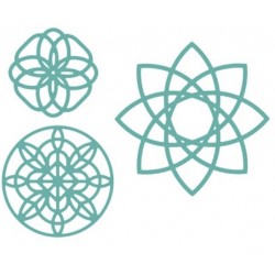 LES ATELIERS DE KARINE "TERRE ET JASMIN" DIES ROSACES