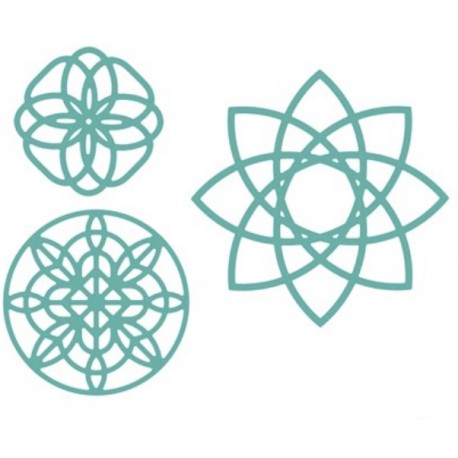 LES ATELIERS DE KARINE "TERRE ET JASMIN" DIES ROSACES