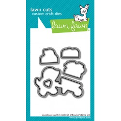 LAWN FAWN DIES - A MOLE LOT OF FLOWERS