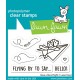 LAWN FAWN CLEAR STAMPS - HAVE A MICE FLIGHT
