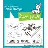 LAWN FAWN CLEAR STAMPS - HAVE A MICE FLIGHT
