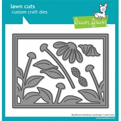 LAWN FAWN DIES - BIG BLOSSOM BACKDROP LANDSCAPE DIES