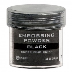 Ranger Embossing Powder - SUPER FINE BLACK