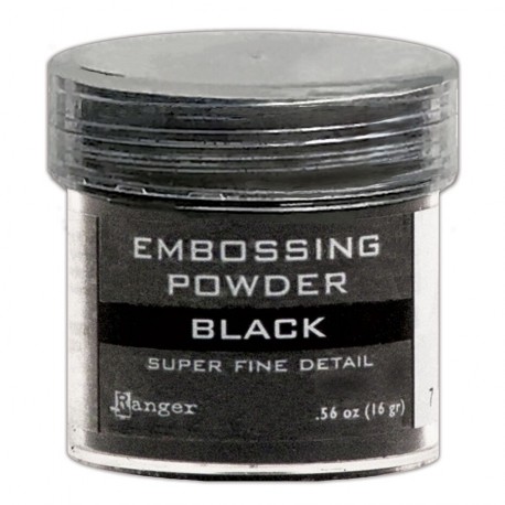 Ranger Embossing Powder - SUPER FINE BLACK