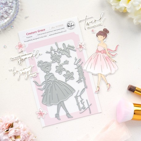 PINKFRESH STUDIO COUTURE GRACE PRESS PLATE COUTURE EDIT