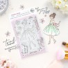PINKFRESH STUDIO COUTURE GRACE CLEAR STAMP THE COUTURE EDIT