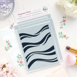 PINKFRESH STUDIO FRAGRANCE NOTES STENCIL THE COUTURE EDIT