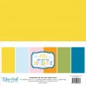 ECHO PARK PAPER YOU ARE MY SUNSHINE COORDINATING SOLIDS PAPER PACK 30X30CM
