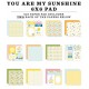 ECHO PARK PAPER YOU ARE MY SUNSHINE PAPERPAD 15X15 cm