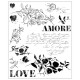 Sizzix • CLEAR STAMPS by WILLOW WOLFE LOVE LETTERS