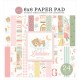 CARTA BELLA ECHO PARK PAPER LULLABIES BABY GIRL PAPERPAD 15X15 cm