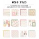 CARTA BELLA ECHO PARK PAPER LULLABIES BABY GIRL PAPERPAD 15X15 cm
