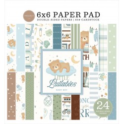 CARTA BELLA ECHO PARK PAPER LULLABIES BABY BOY PAPERPAD 15X15 cm