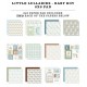 CARTA BELLA ECHO PARK PAPER LULLABIES BABY BOY PAPERPAD 15X15 cm