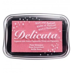 Tsukineko Delicata PINK SHIMMER - Pigment ink,