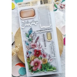 CHOU & FLOWERS TAMPONS CLEAR DL JARDIN POETIQUE "Mon P'tit Jardin"