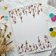 CHOU & FLOWERS PAPIERS A4 PAPETERIE CREATIVE "Mon P'tit Jardin"
