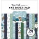 ECHO PARK PAPER SNOWED IN PAPER PAD 15x15cm