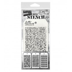 Tim Holtz Layering Stencils, SET 14 MINI STENCIL 3 pcs