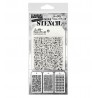 Tim Holtz Layering Stencils, SET 14 MINI STENCIL 3 pcs