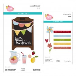 SPELLBINDERS PINK LEMONADE DIE BUNDLE with SIMPLE STORIES