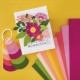 SPELLBINDERS COLORWHEEL BLOOMSCARDSTOCK 8,5 X 11 INCH 10 SHEETS