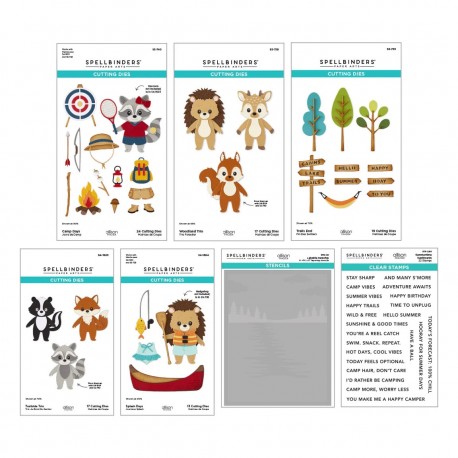 SPELLBINDERS SUMMER CAMP I WANT IT ALL!! DIE BUNDLE by Allison Frazier