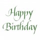 Spellbinders BETTERPRESS & FOIL UPRIGHT ITALIC HAPPY BIRTHDAY by PAUL ANTONIO