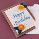 Spellbinders BETTERPRESS & FOIL UPRIGHT ITALIC HAPPY BIRTHDAY by PAUL ANTONIO