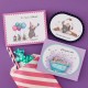 SPELLBINDERS - HOUSE MOUSE PARTY PARADE COLLECTOR BUNDLE Rubber Stamp