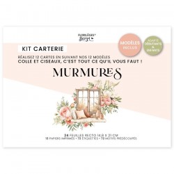 FLORILEGES KIT CREATIF CARTES "MURMURES"
