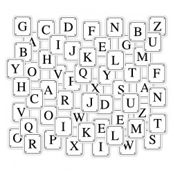 FLORILEGES DESIGN DIE CUTS PETITES LETTRES "MURMURES"