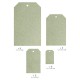 FLORILEGES DESIGN 21 ETIQUETTES LIN VERT "MURMURES"