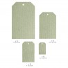 FLORILEGES DESIGN 21 ETIQUETTES LIN VERT "MURMURES"