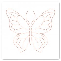FLORILEGES DESIGN POCHOIR DE PIERCING PAPILLON FLOTTANT "MURMURES"