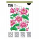 Hero Arts LOTUS FIELD - SET STENCIL-BETTERPRESS PLATE