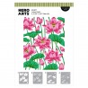 Hero Arts LOTUS FIELD - SET STENCIL-BETTERPRESS PLATE