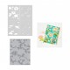 Hero Arts LOTUS FIELD - SET STENCIL-BETTERPRESS PLATE