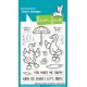 LAWN FAWN CLEAR STAMPS - SILLY GOOSE, RAIN OR SHINE