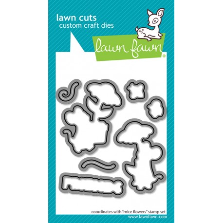 LAWN FAWN DIES - MICE FLOWERS