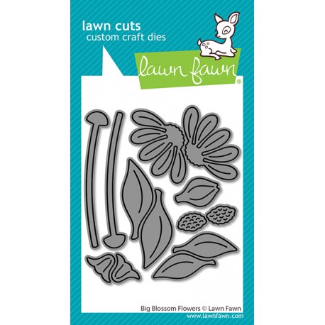 LAWN FAWN DIES - BIG BLOSSOM FLOWERS DIES