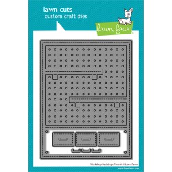 LAWN FAWN DIES - WORKSHOP BACKDROP PORTRAIT DIES