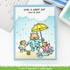 LAWN FAWN DIES - RAINY DAY BACKDROP PORTRAIT DIES