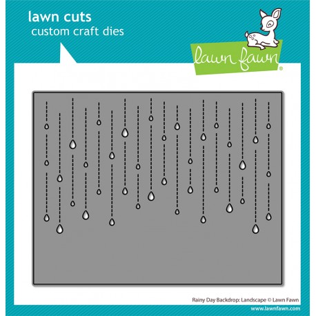 LAWN FAWN DIES - RAINY DAY BACKDROP LANDSCAPE DIES