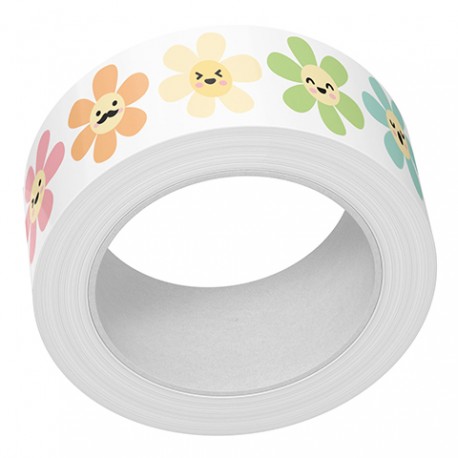 LAWN FAWN WASHI VERTICAL HAPPY FLOWERS